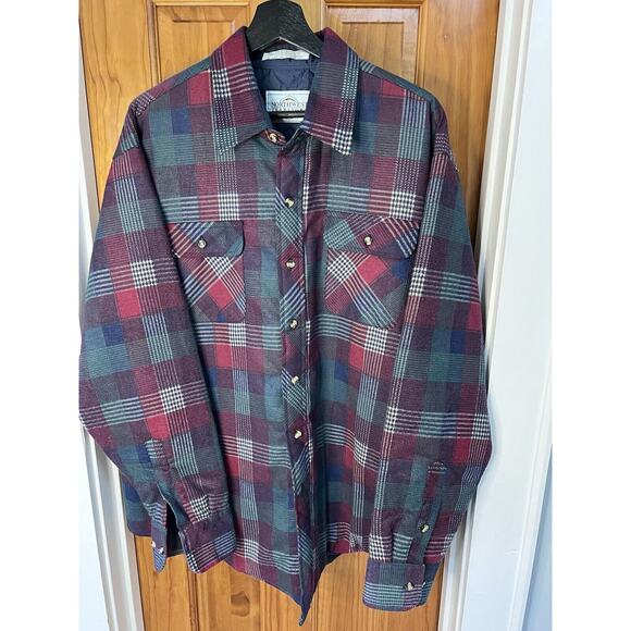 Northwest Territory Other - VTG Northwest Territory Jacket Mens Flannel Shacket Quilted XL Western Cowboy